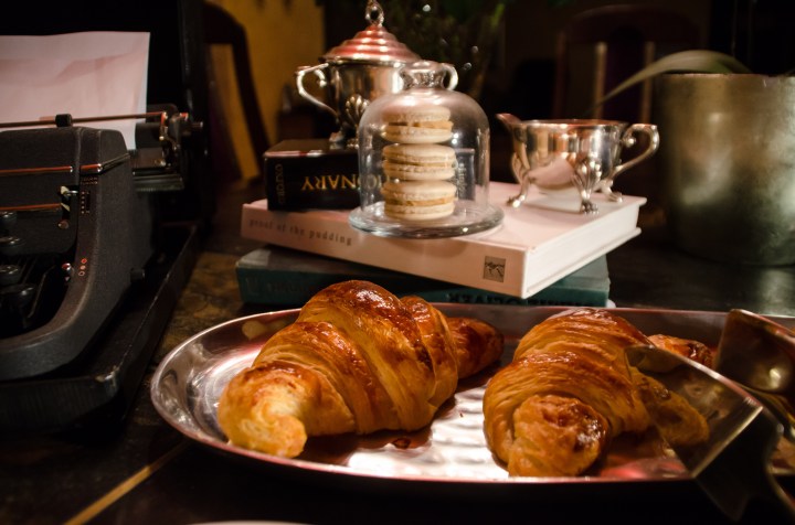 Croissant, French word for crescent